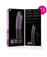 NEBULA SERIES BY IBIZA - MODELO 23 DILDO CRISTAL TRANSPARENTE 21.5 CM -O- 4 CM