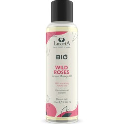 INTIMATELINE LUXURIA - HUILE DE MASSAGE BIO ROSES SAUVAGES 100 ML