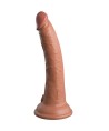 KING COCK - ELITE GODE RÉALISTE EN SILICONE 17.8 CM CARAMEL