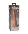 KING COCK - ELITE GODE RÉALISTE EN SILICONE 17.8 CM CARAMEL