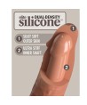 KING COCK - ELITE GODE RÉALISTE EN SILICONE 20.3 CM CARAMEL