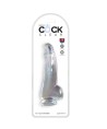 KING COCK - CLEAR GODE AVEC TESTICULES 15.2 CM TRANSPARENT