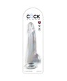 KING COCK - CLEAR GODE TESTICULES 19 CM TRANSPARENT