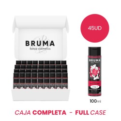 MOQ 45 - BRUMA HUILE DE MASSAGE PREMIUM EFFET CHALEUR SAVEUR FRAISE 3 EN 1 - 100 ML