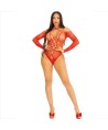 LEG AVENUE - CORPS CROTHLESS AVEC ROUGE BRILLANT