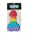 KHEPER GAMES - JOUET ANTI-STRESS POP-IT PENIS MULTICOLORE