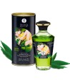 SHUNGA - HUILE DE MASSAGE EFFET CHALEUR AU THÉ VERT BIO 100 ML