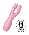 VIBRATEUR SATISFYER THREESOME 3 - ROSE