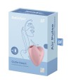 SATISFYER - CUTIE HEART ESTIMULADOR Y VIBRADOR AZUL