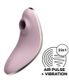 SATISFYER VULVA LOVER 1 STIMULATEUR D''AIR ET VIBRATEUR - VIOLET