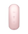 SATISFYER - STIMULATEUR ET VIBRATEUR DOUBLE AIR PULSE PRO TO GO 3 NOIR