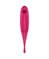 SATISFYER TWIRLING PRO ESTIMULADOR Y VIBRADOR - ROJO