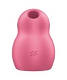 SATISFYER PRO TO GO 1 DOUBLE AIR PULSE STIMULATOR VIBRATOR - ROUGE