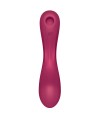 SATISFYER - CURVE TRINITY 1 AIR PULSE VIBRATION ROUGE