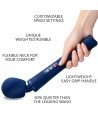 FUN FACTORY - VIM BAGUETTE RUMBLE VIBRANTE RECHARGEABLE EN SILICONE BLEU MINUIT