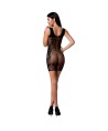 PASSION WOMAN BS073 BODYSTOCKING TAILLE UNIQUE NOIR