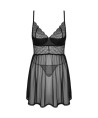 OBSESSIVE - CHEMERIS SET BADYDOLL TANGA XS/S