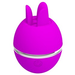 PRETTY LOVE - VIBRATEUR ROND EN SILICONE GEMINI BALL VIOLET