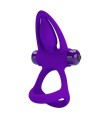 PRETTY LOVE - ANNEAU VIBRATEUR 10 VIBRATIONS SILICONE VIOLETTE