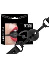 FETISH SUBMISSIVE BONDAGE - BÂILLON À BOULE EN SILICONE RESPIRANT