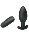 PRETTY LOVE - VIBRATEUR RECHARGEABLE REGINA ANAL PLUG NOIR