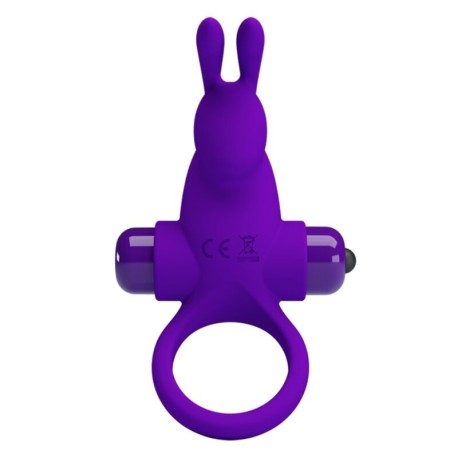 PRETTY LOVE - ANNEAU VIBRATEUR I RABBIT POUR PÉNIS VIOLET