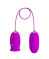 PRETTY LOVE - VIBRATEUR RECHARGEABLE DAISY DUAL EGG VIOLET