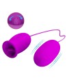 PRETTY LOVE - VIBRATEUR RECHARGEABLE DAISY DUAL EGG VIOLET