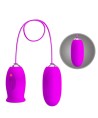 PRETTY LOVE - VIBRATEUR RECHARGEABLE DAISY DUAL EGG VIOLET