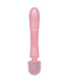 SATISFYER - TRIPLE LOVER MASAJEADOR VIBRADOR RABBIT ROSA