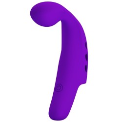 PRETTY LOVE - VIBRATEUR DOIGT RECHARGEABLE GORGON VIOLET