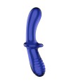 SATISFYER - DOUBLE CRYSTAL DILDO TRANSPARENTE