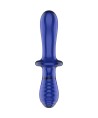 SATISFYER - DOUBLE CRYSTAL DILDO TRANSPARENTE