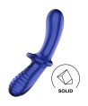 SATISFYER - DOUBLE CRYSTAL DILDO TRANSPARENTE