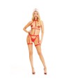 LEG AVENUE - ARNES BODY DIADEMA ENFERMERA ROJO S