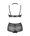 LIVCO CORSETTI FASHION - LINERA FOR THE SENSES COLLECTION SUJETADOR + PANTY NEGRO