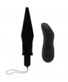 BAILE BUTT PLUG ANAL CON VIBRACION - NEGRO