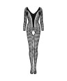 LIVCO CORSETTI FASHION - CORDILL LC 17358 BODYSTOCKING CROCHLESS NOIR TAILLE UNIQUE