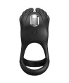 PRETTY LOVE - SILAS ANNEAU PÉNIS VIBRANT 7 VIBRATIONS SILICONE NOIR