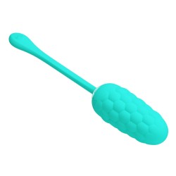 PRETTY LOVE - OEUF VIBRANT TEXTURE MARINE RECHARGEABLE AQUA GREEN