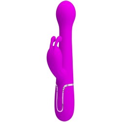 PRETTY LOVE - VIBRATEUR DEJON RABBIT 3 EN 1 MULTIFONCTION VIOLET