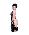 CHILIROSE - CR 4479 BODY SANS CROCHET BLEU S/M