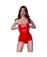 CHILIROSE - CR 4491 CORSET ROJO S/M