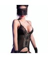 CHILIROSE - CR 4166 CORSET NOIR S/M