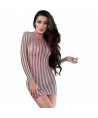 CHILIROSE - ROBE CR 4334 MULTICOLORE S/M