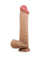 PRETTY LOVE - SÉRIE SLIDING SKIN GODE RÉALISTE AVEC VENTOUSE SLIDING SKIN FLESH 26 CM