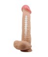 PRETTY LOVE - SÉRIE SLIDING SKIN GODE RÉALISTE AVEC VENTOUSE SLIDING SKIN FLESH 26 CM