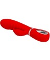 PRETTY LOVE - VIBRATEUR MULTIFONCTION G-SPOT PRESCOTT ROUGE