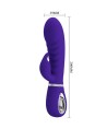 PRETTY LOVE - VIBRATEUR MULTIFONCTION G-SPOT PRESCOTT VIOLET