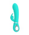 PRETTY LOVE - VIBRATEUR MULTIFONCTION G-SPOT PRESCOTT VERT AQUA